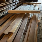 Ca. 77x Guyana Ipé Planken Geschaafd Country Grade, 15x90mm, lengte 40